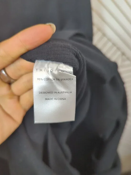 Third Form Women's intertwined Off-Shoulder Dress Black Thick Ribb Size US 6 NEW - Picture 5 of 9